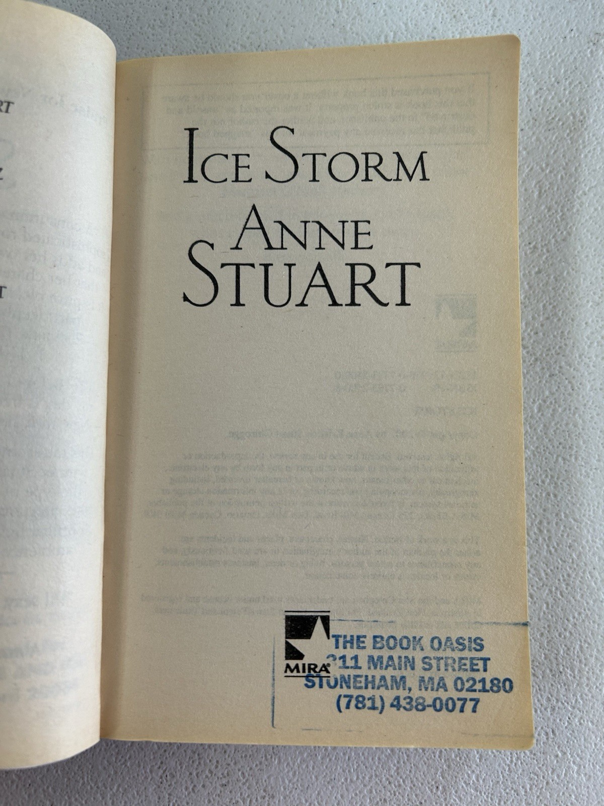 Complete Set ICE 1-5 Anne Stuart Lot Black Cold as Storm Fire