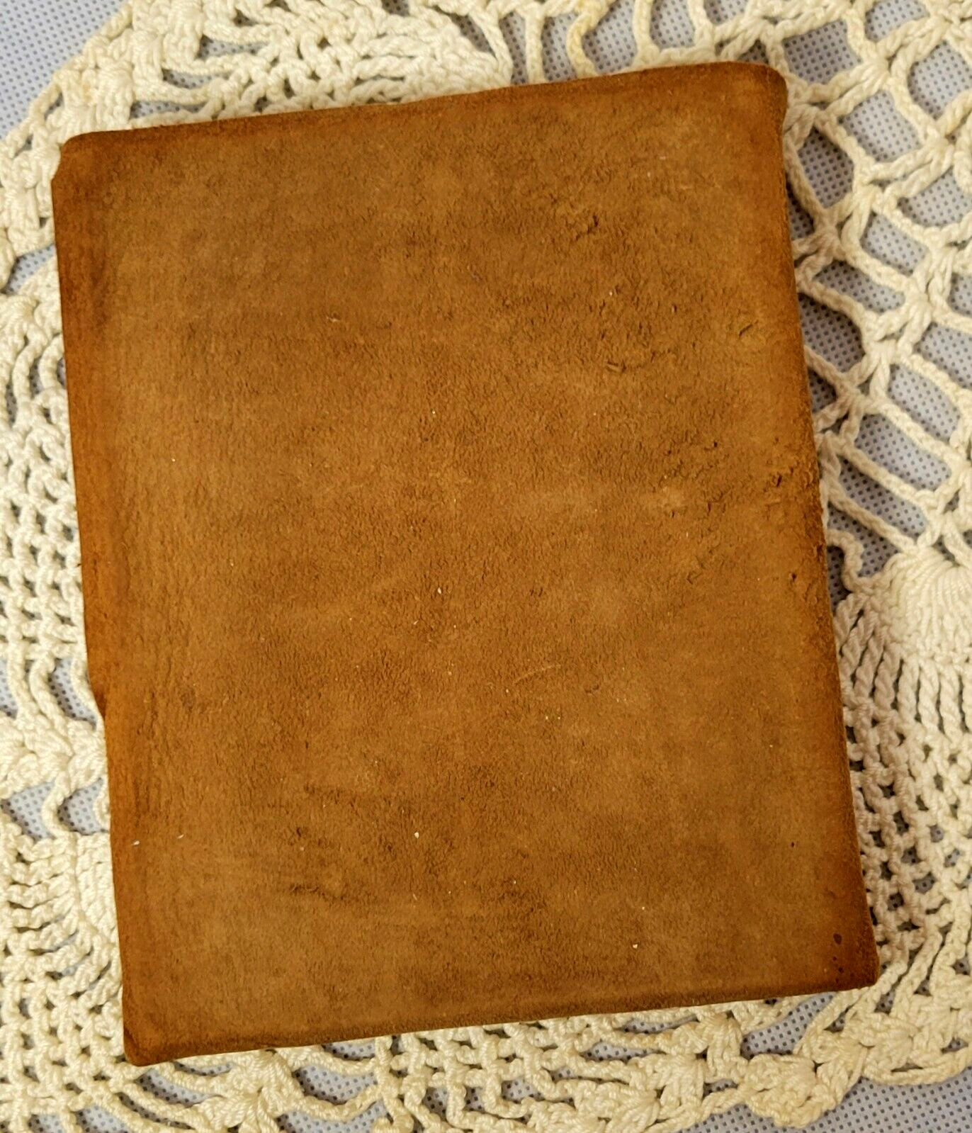 Whittier Birthday Book (1910, Suede Cover) Unmarked Pages