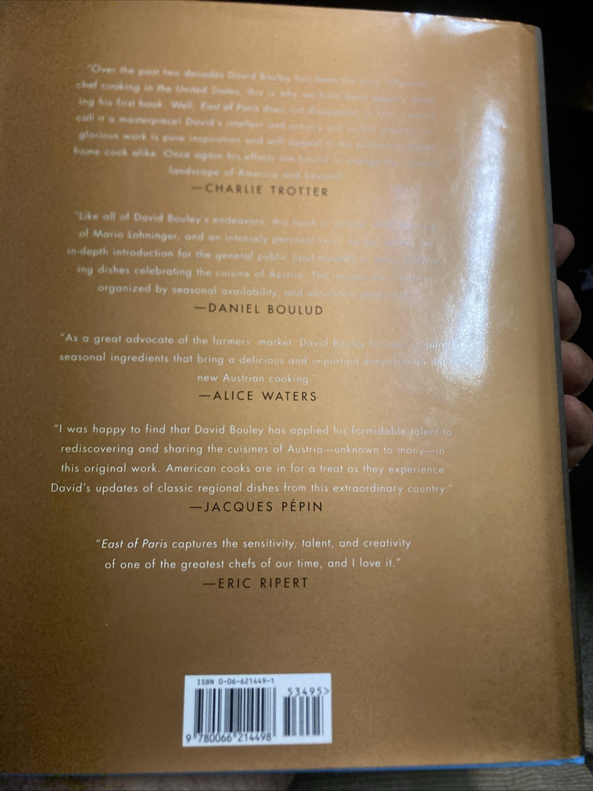 East of Paris : The New Cuisines of Austria and the Danube by Melissa Clark and