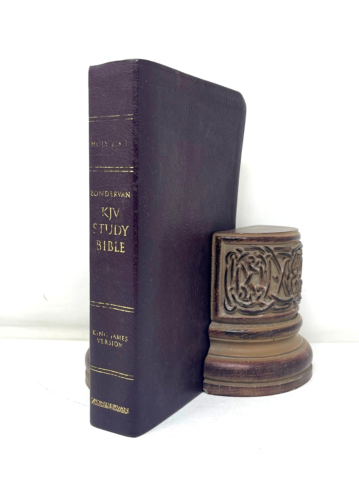 Zondervan KJV Study Bible Leather Bound Indexed 2002