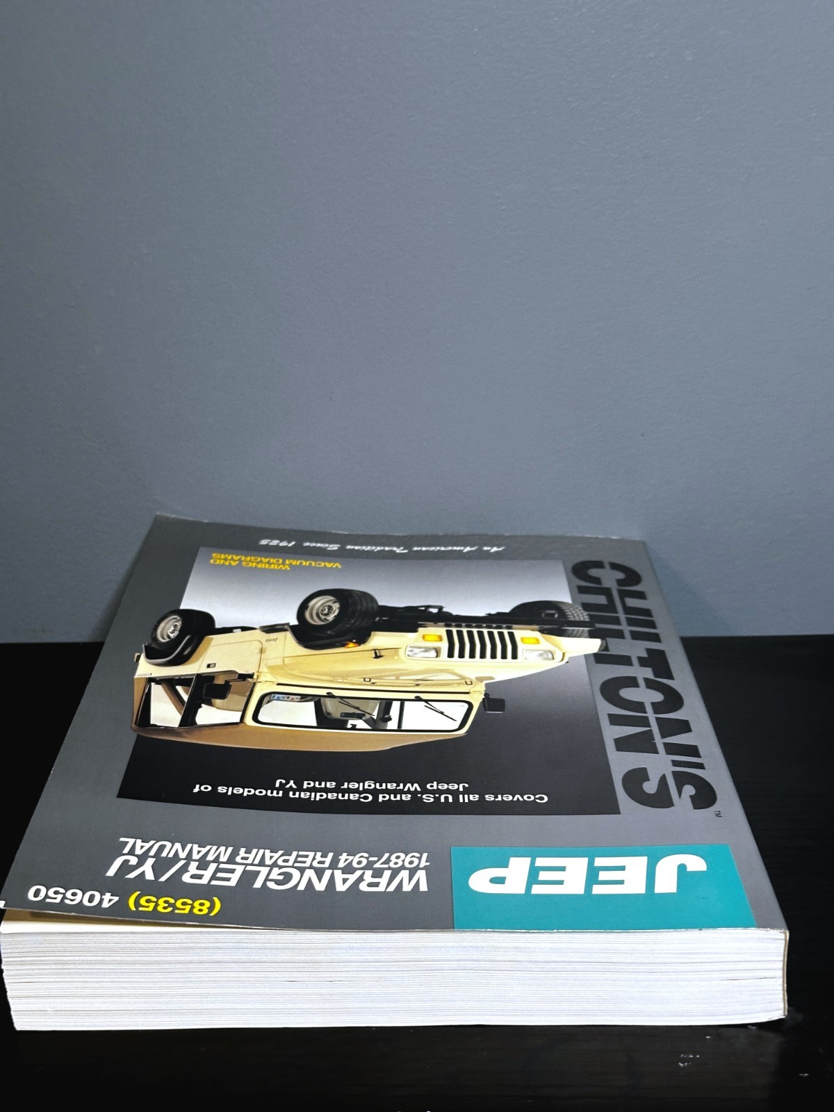 CHILTONS JEEP WRANGLER YJ 1987-1994 REPAIR MANUAL PART #8535