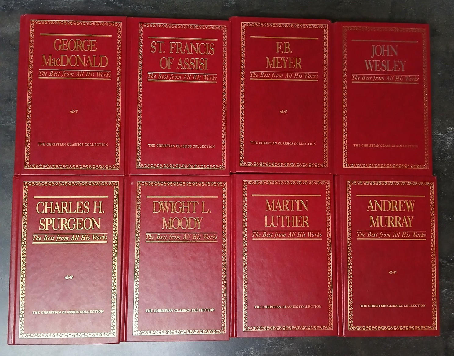 THE CHRISTIAN CLASSICS COLLECTION THE BEST FROM ALL HIS WORKS 8 VOLUME SET RARE!