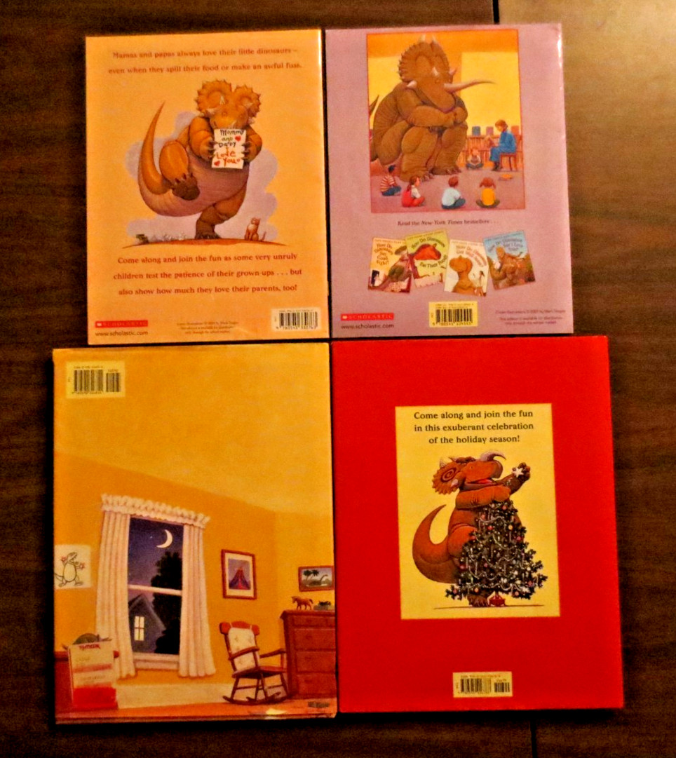 HOW DO DINOSAURS… Series Lot of 4 Books By Jane Yolen & Mark Teague