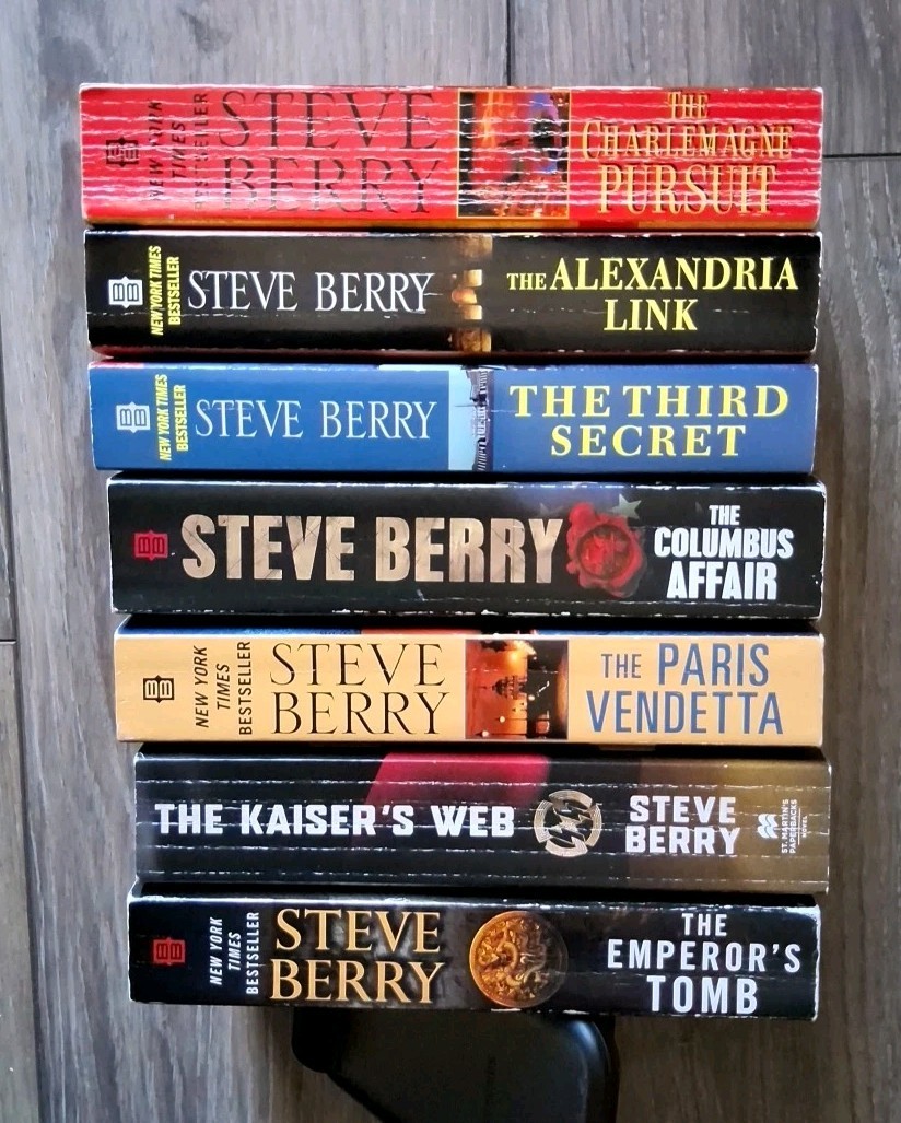 Steve Berry Historical Thriller Lot (7) FREE SHIPPING