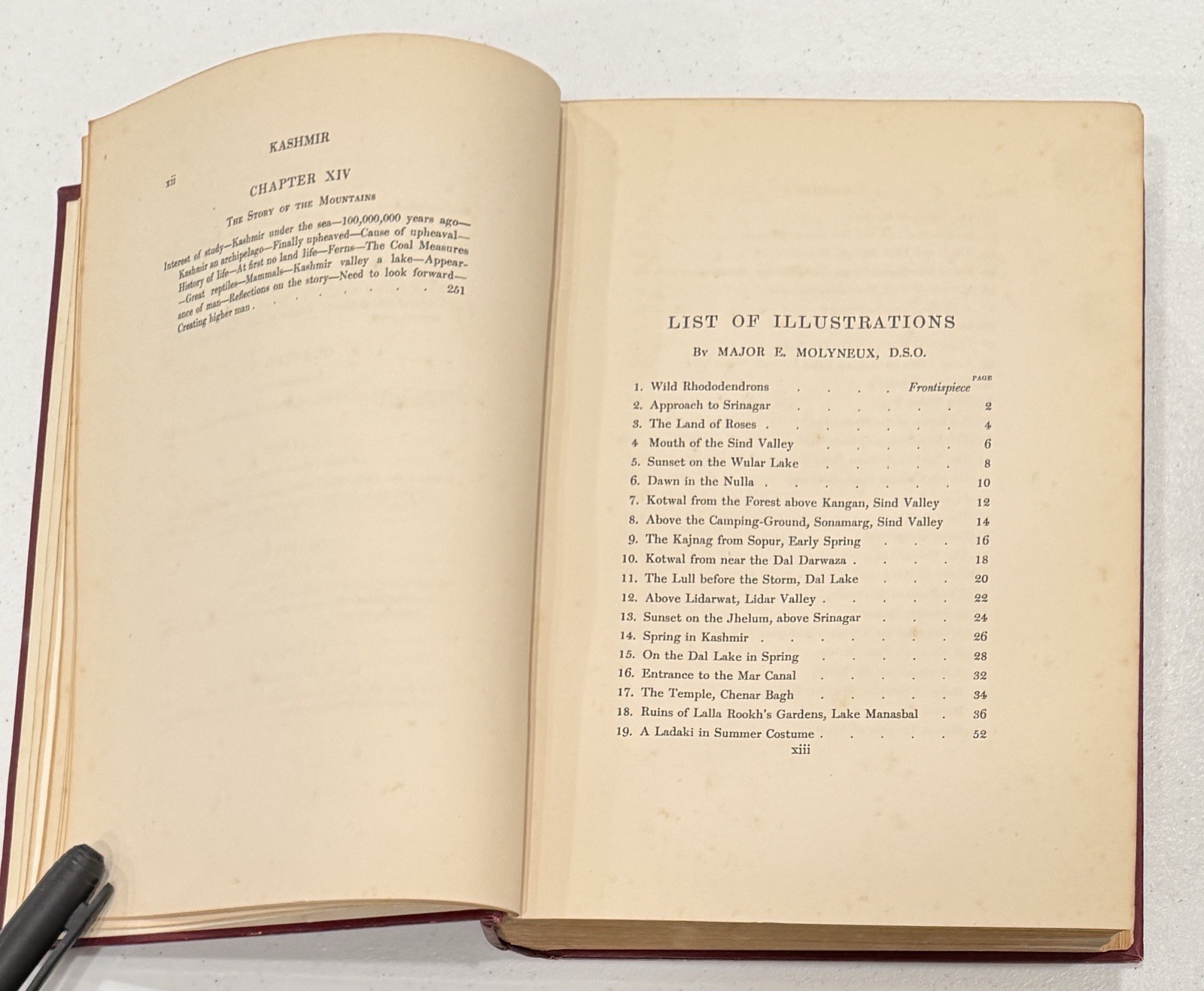 Kashmir Described by Sir Younghusband Paintings Molyneux 1st Edition & Printing