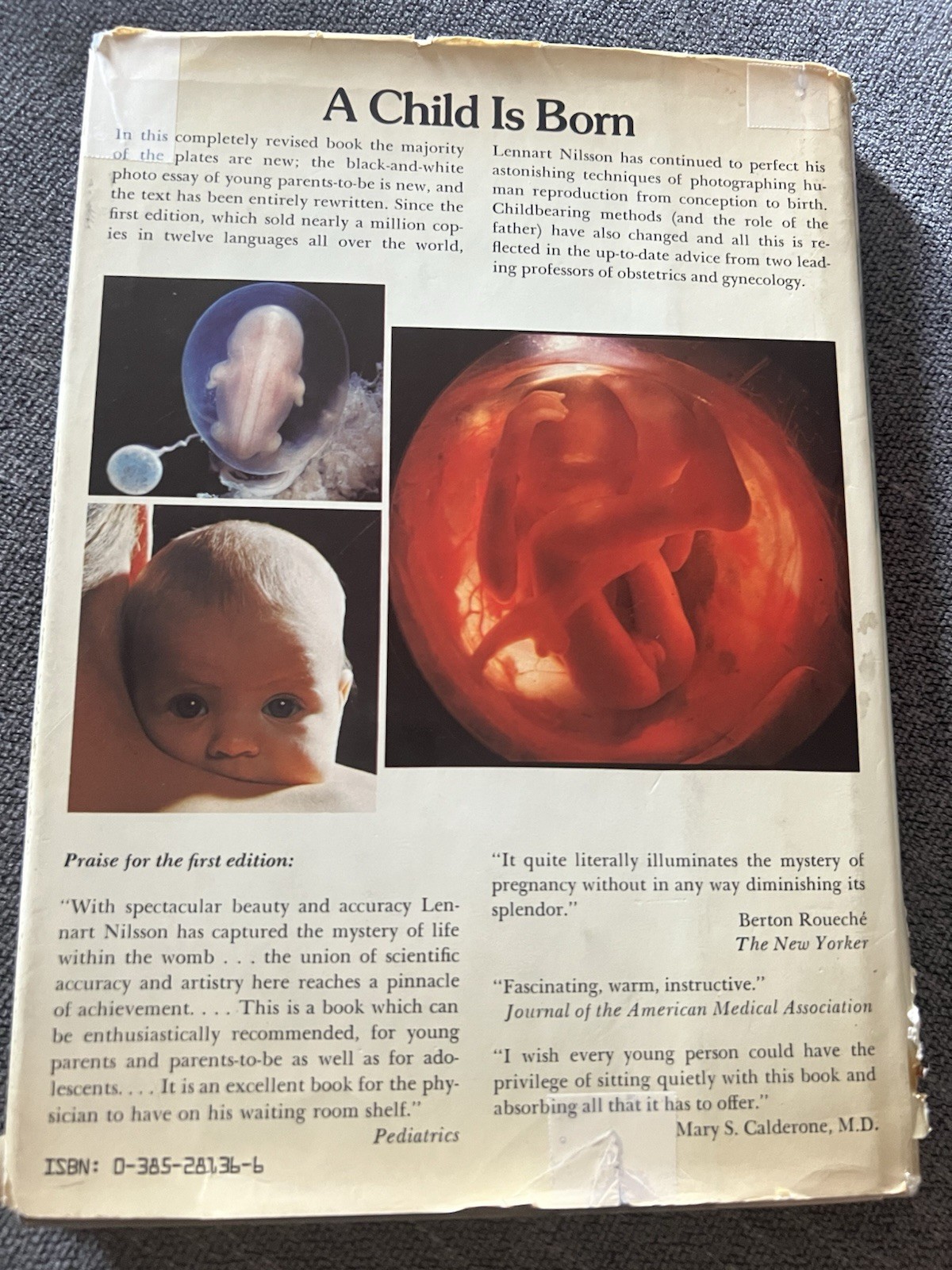 A Child Is Born by Lennart Nilsson (hard cover) 159 pages
