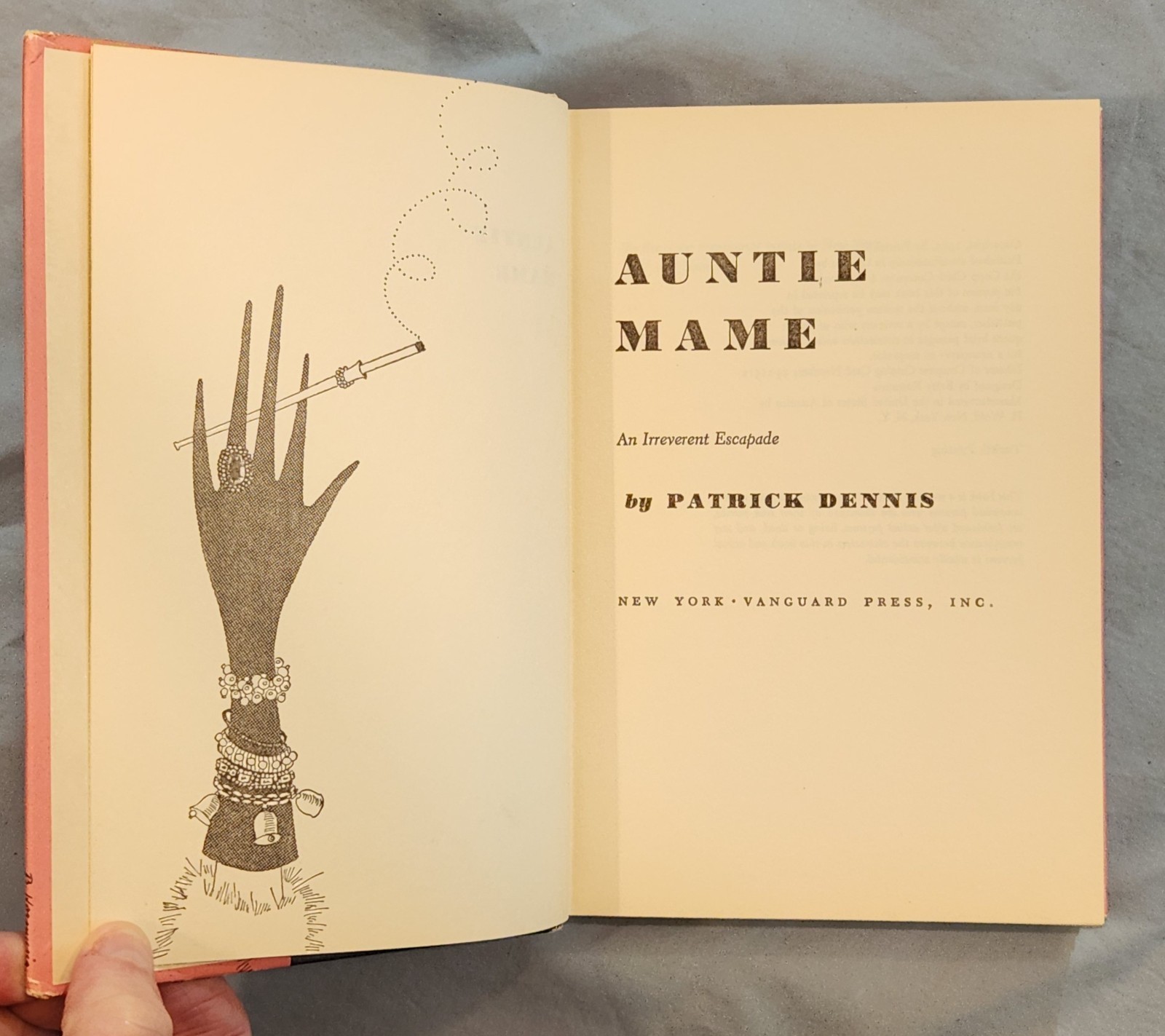 Auntie Mame by Patrick Dennis. 1955 First Edition 12th Print HC/DJ.