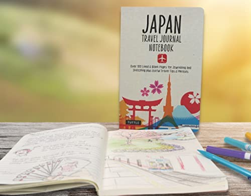 Japan Travel Journal Notebook: 16 Pages of Travel Tips & Useful Phrases followed