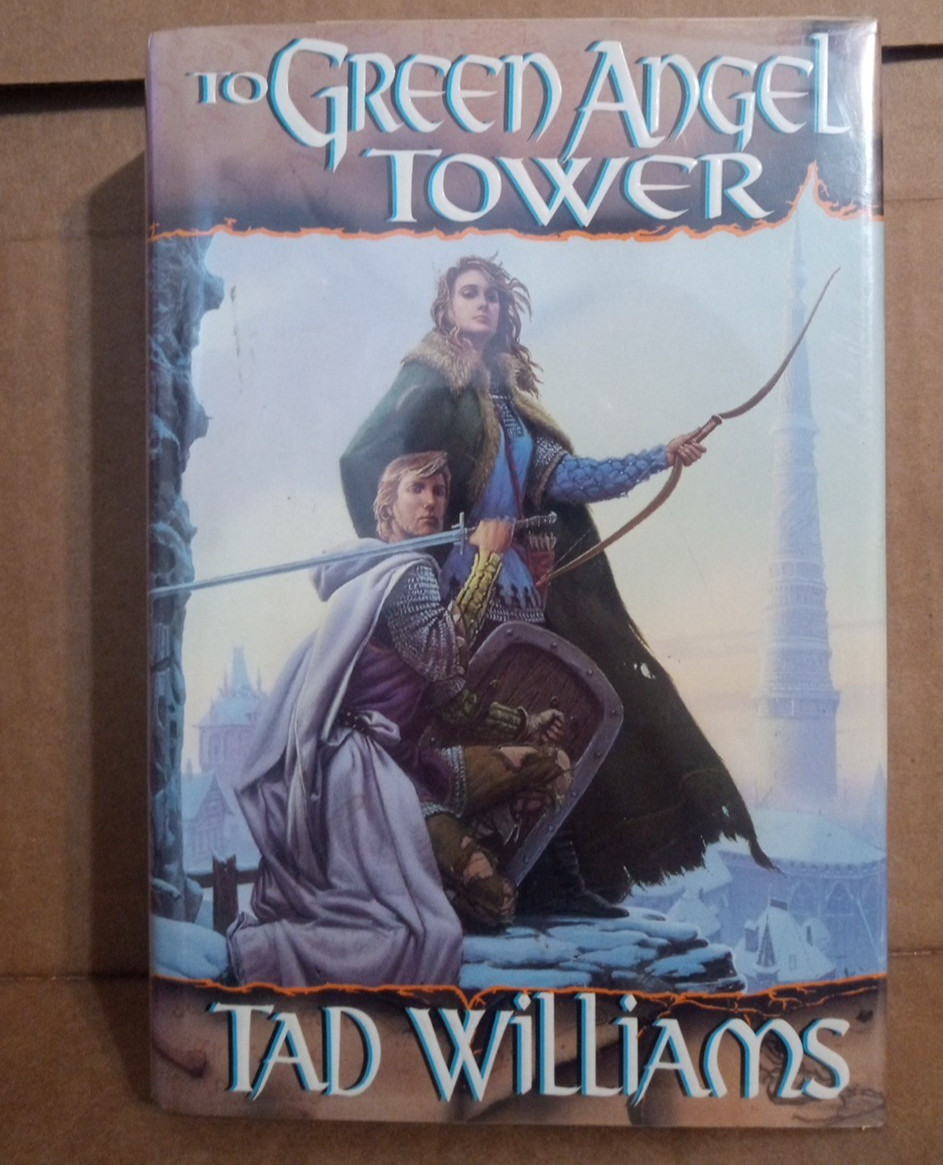 To Green Angel Tower by Tad Williams- 1993 HC -w/Mylar Cover