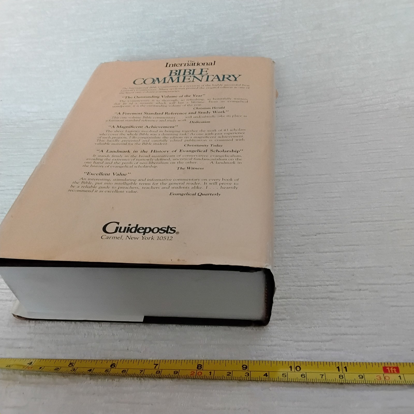 International Bible Commentary by F.F. Bruce 1986 Zondervan Guideposts Used