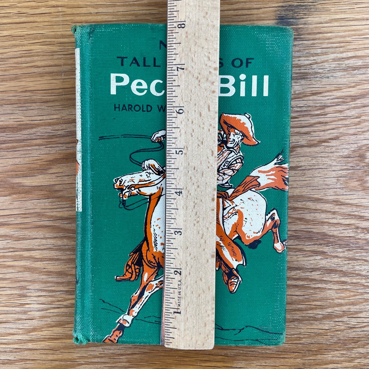 Vintage 1958 New Tall tales Of Pecos Bill Hardcover Book – Discard