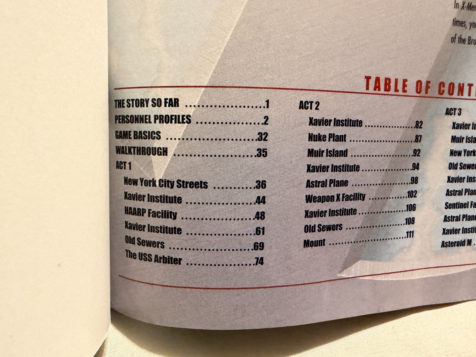X-Men Legends Official Strategy Guide Book Bradygames Secrets Activision