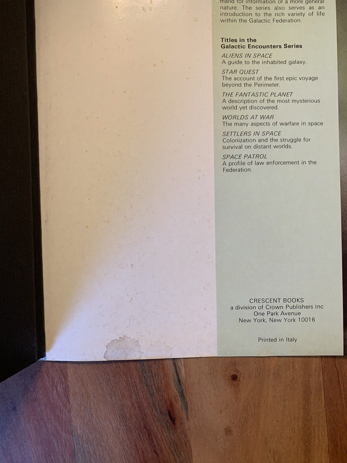 The Fantastic Planet: A world of Magic and Mystery – Caldwell HC w/DJ