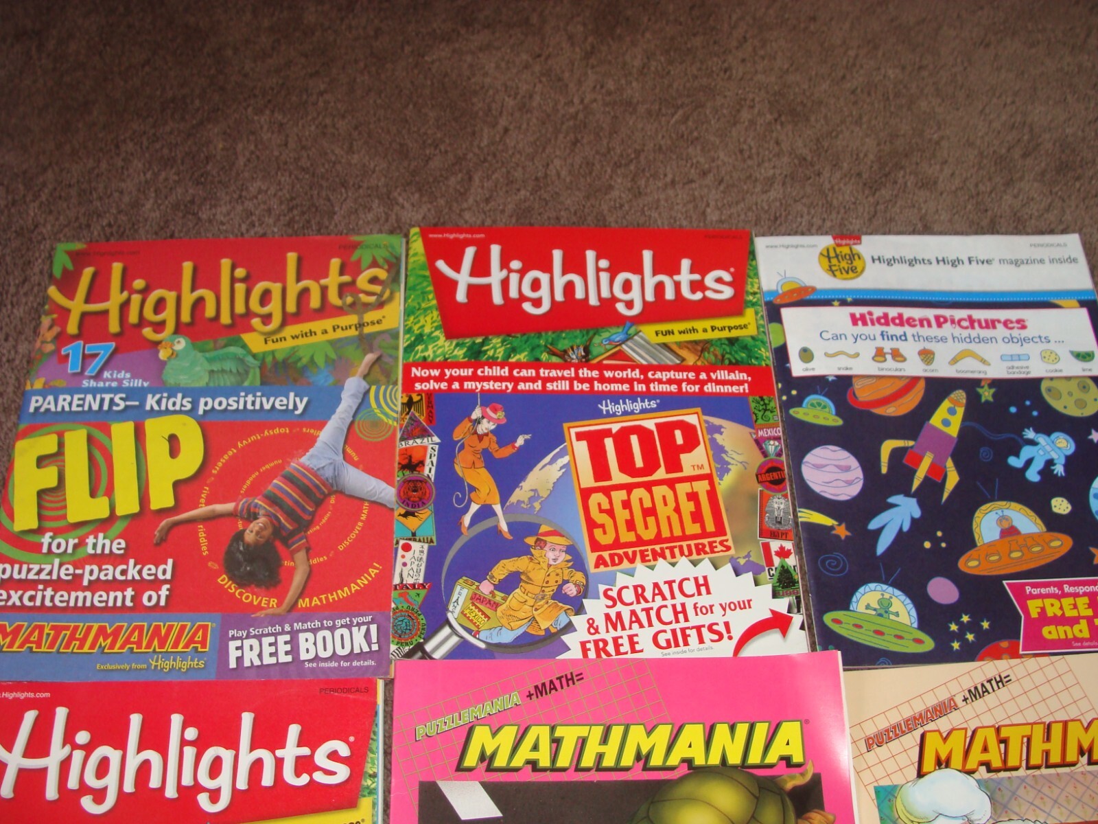 7 Outdoor Puzzles (Highlights(TM) Hidden Pictures®) mathmania [Paperback]