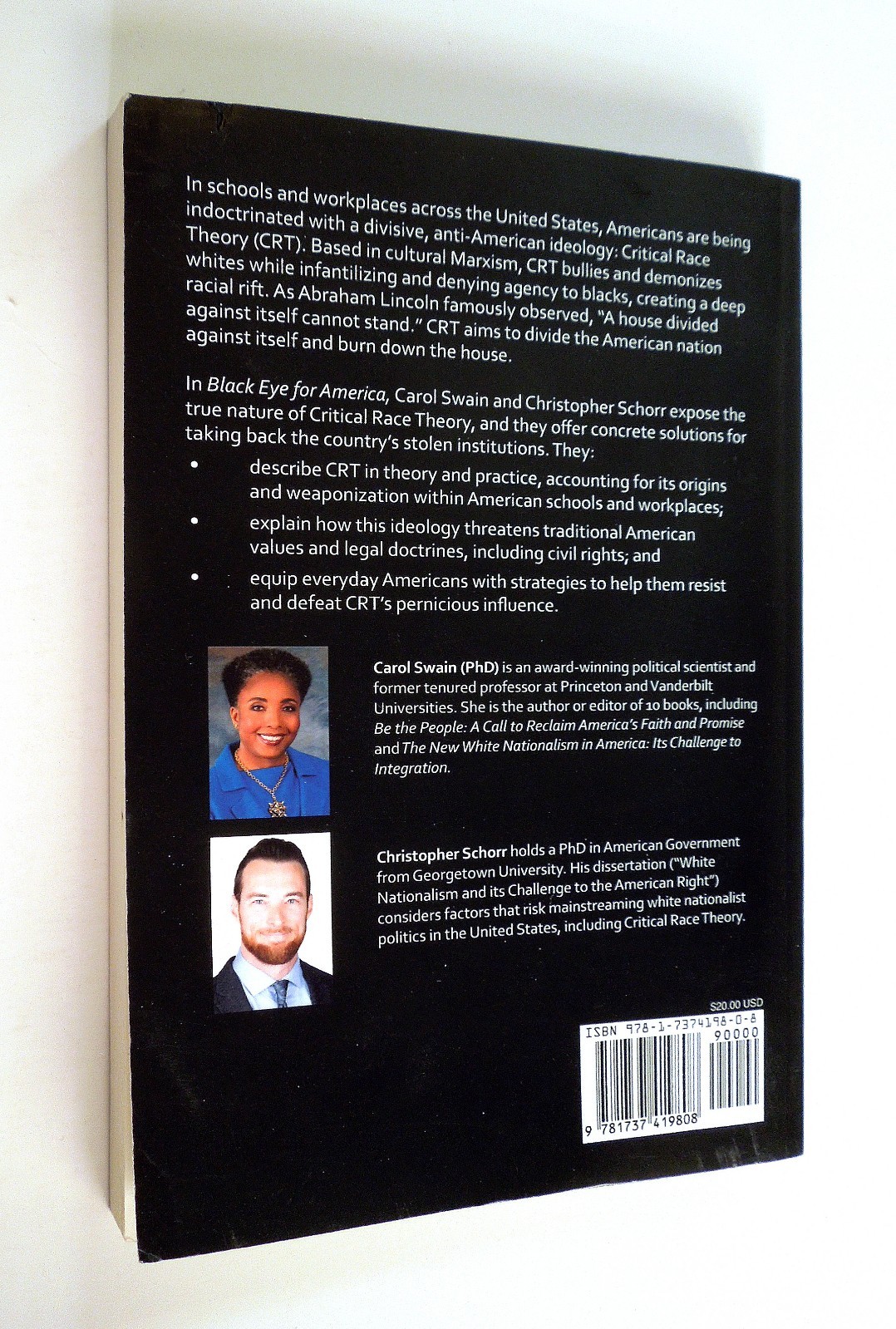 Black Eye For America: How Critical Race Theory is Burning Down the House – 2021