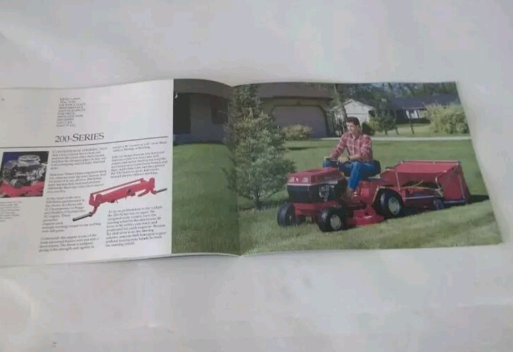Wheel Horse 420-LSE 418-A 312-A 418-8 310-8 414-8 111-5 211-5 308-8 Brochure