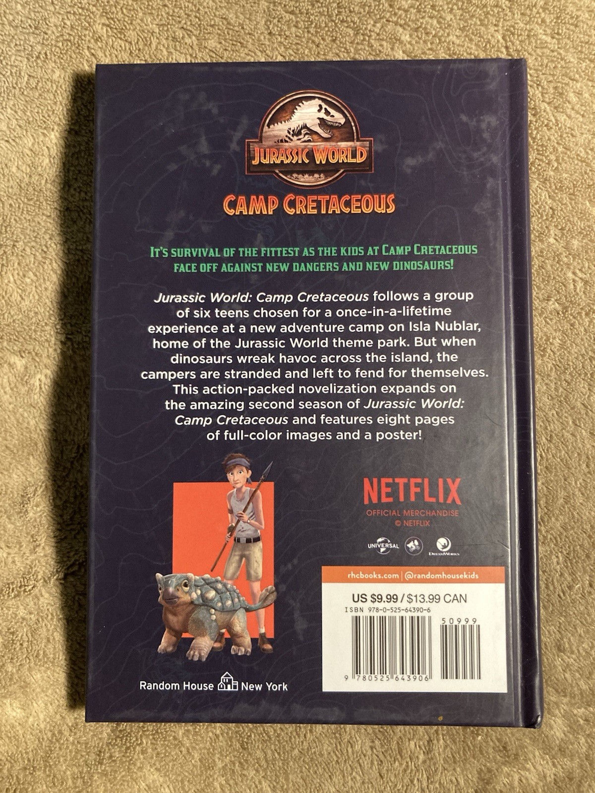 Camp Cretaceous Deluxe Junior Novelization Book Box Set Jurassic World Vol 1-4