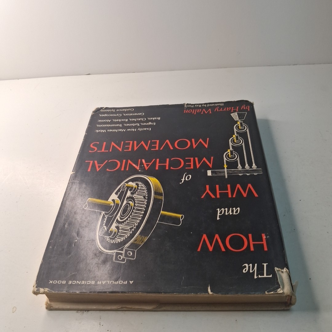 Vintage 1968 The How and Why of Mechanical Movements – Harry Walton – HC