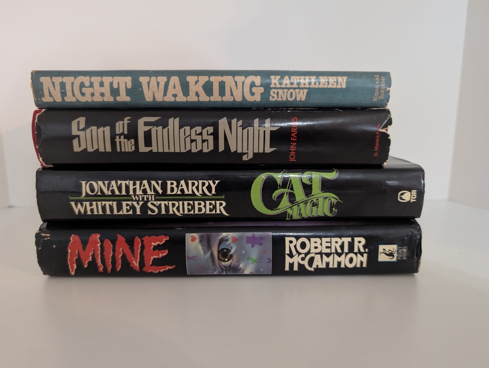 Vintage Horror Thriller HC Book Lot McCammon Whitley Strieber John Farris