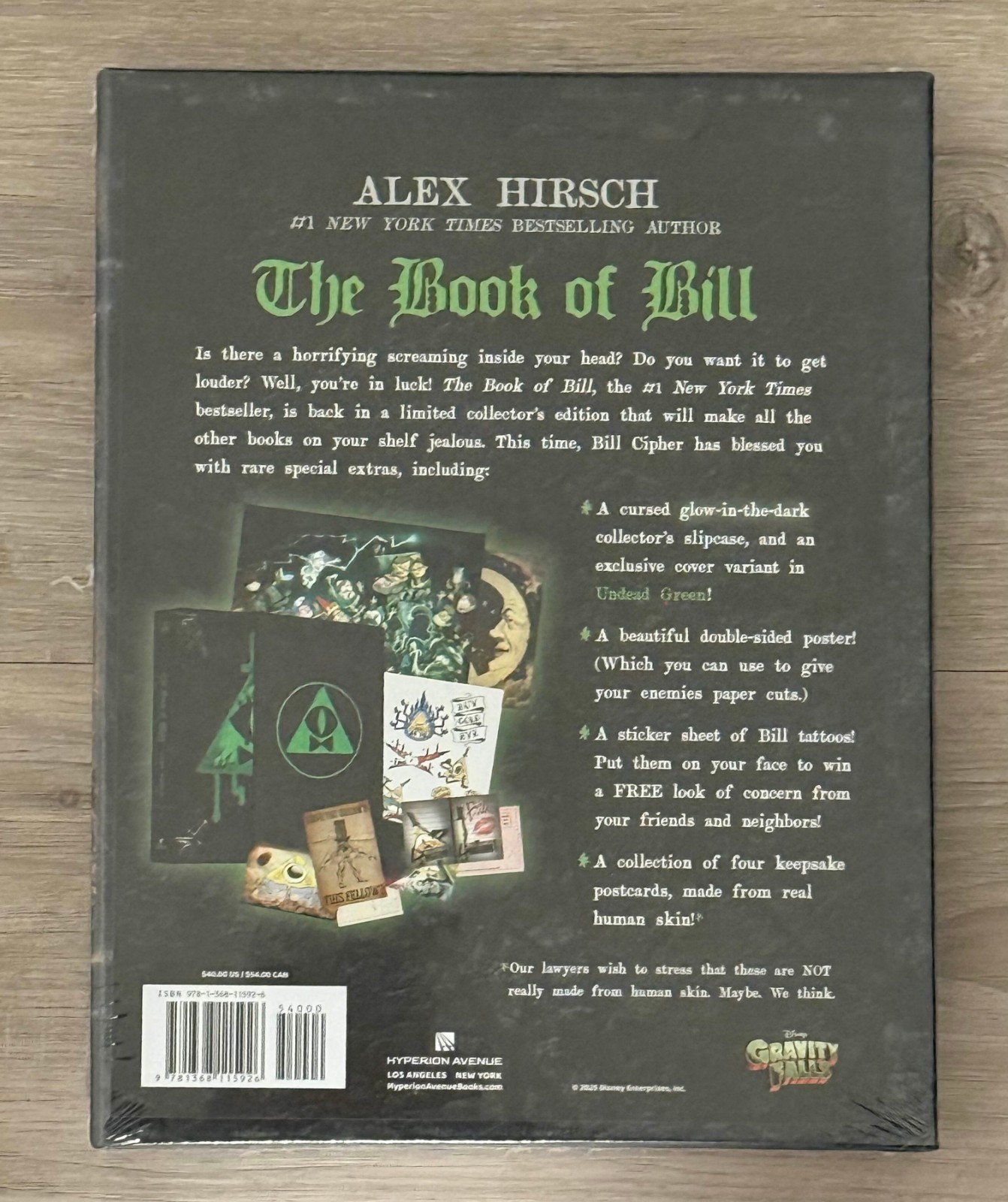 Alex Hirsch The Book of Bill SIGNED Limited Collectors Edition Gravity Falls