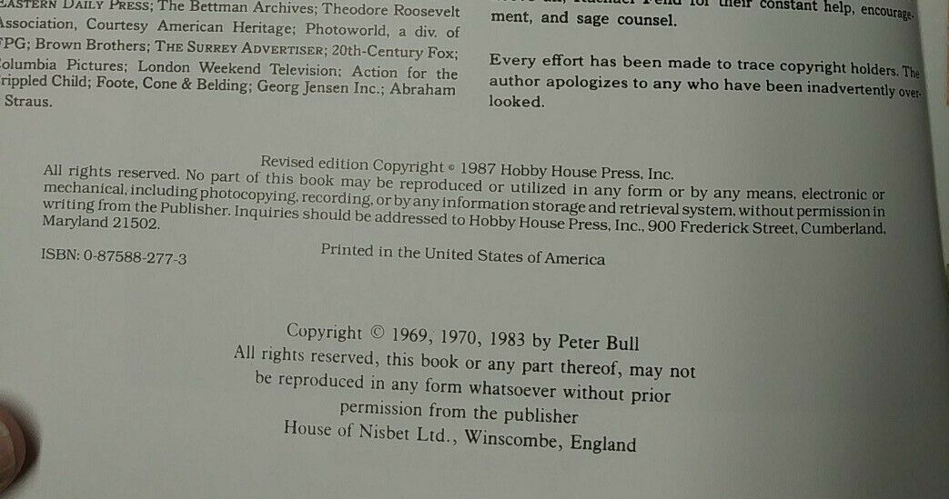 The Teddy Bear Book, revised edition, by Peter Bull (Hobby House, 1987)