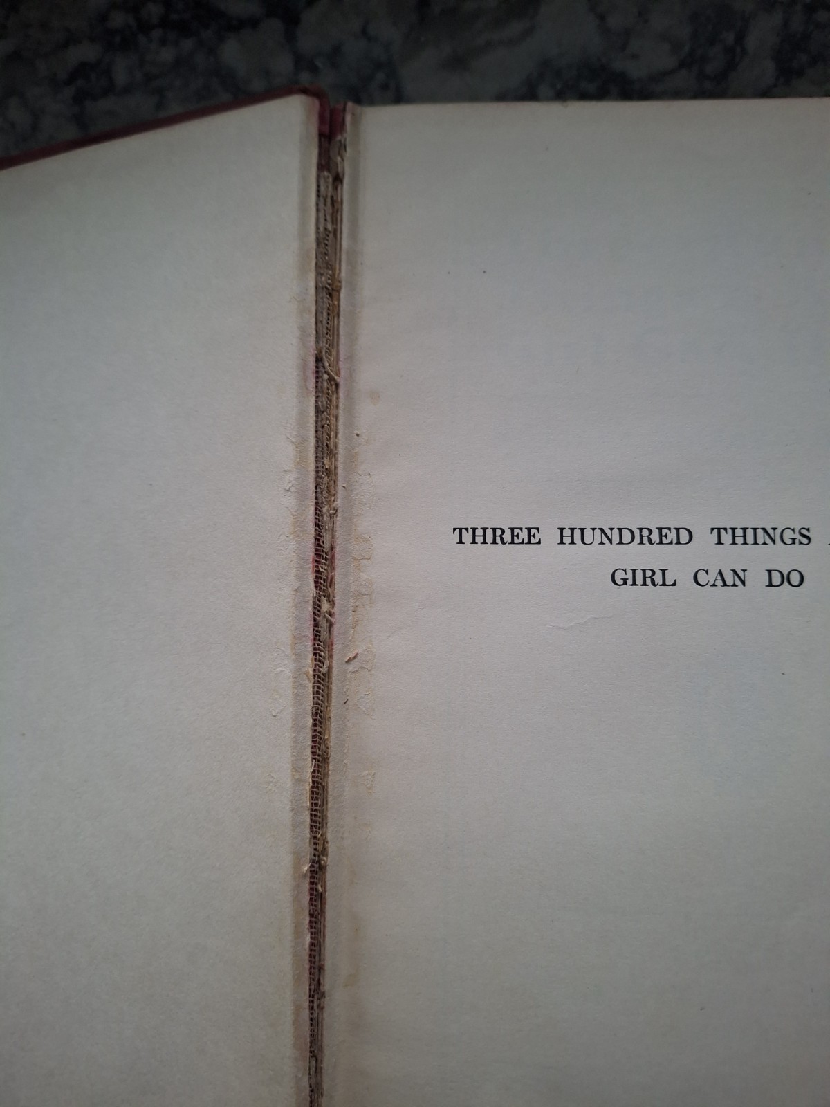 300 Things a Bright GIRL Can Do by LILLA ELIZABETH KELLY RARE 1ST EDITION 1903