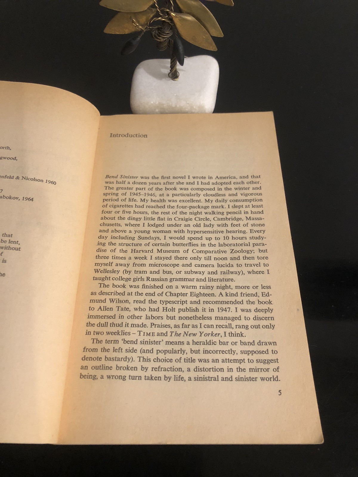 Vladimir Nabokov Bend Sinister Penguin UK 1974 G