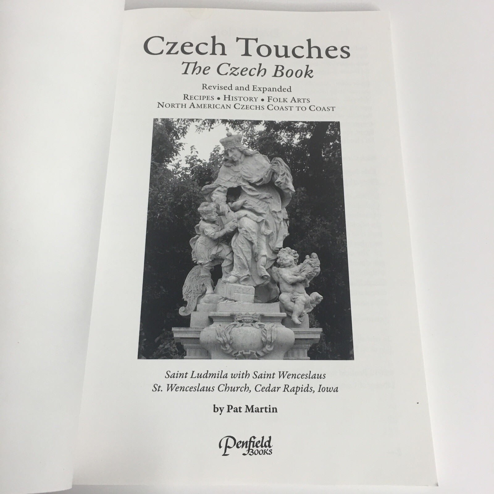 CZECH TOUCHES: CZECH BOOK By Pat Martin, 2012, PB