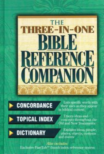 The Three-in-one Bible Reference Companion Super Value Edition Thomas Nelson ha