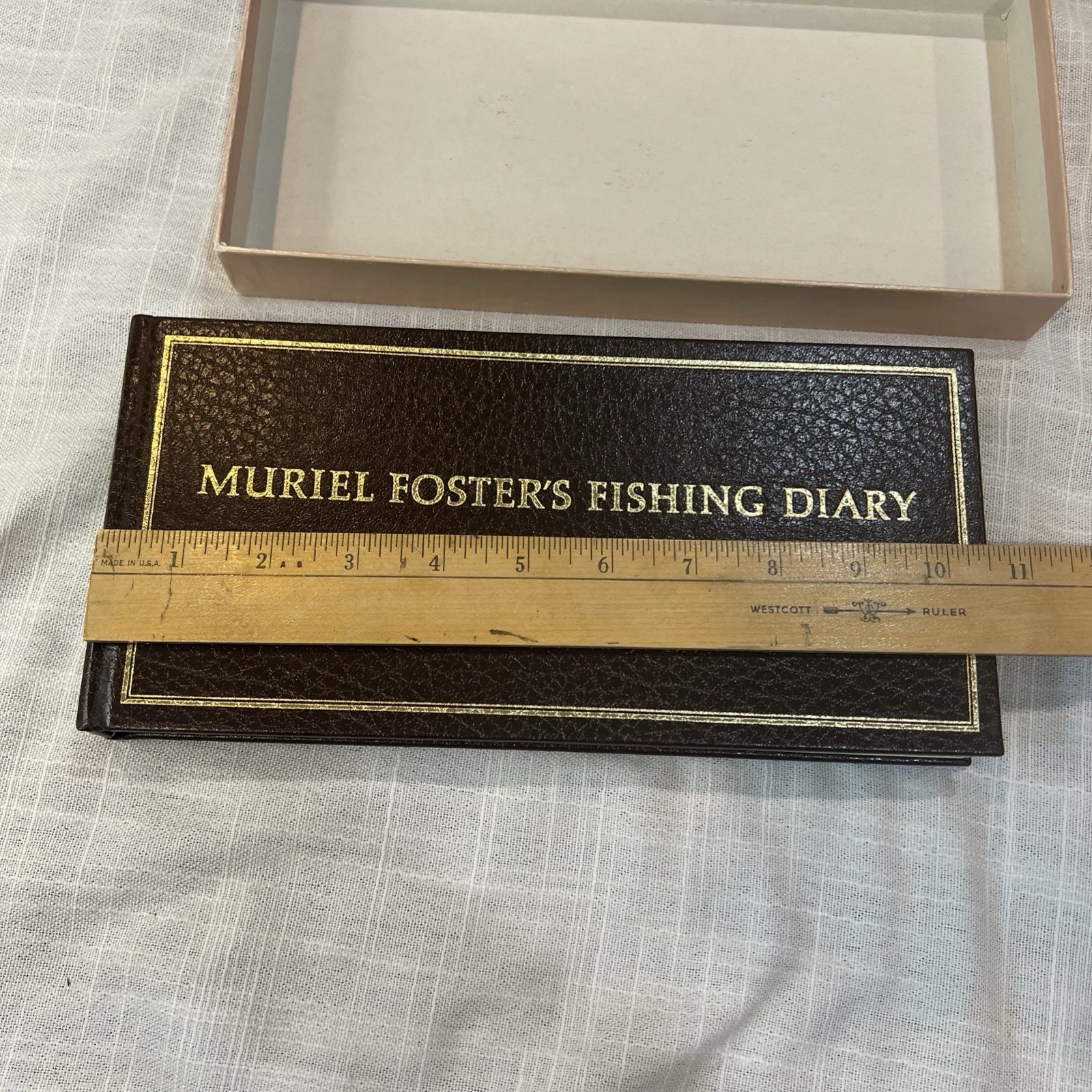 Muriel Foster’s Fishing Diary (A Studio Book) by Patricia King Hardcover w/ Box