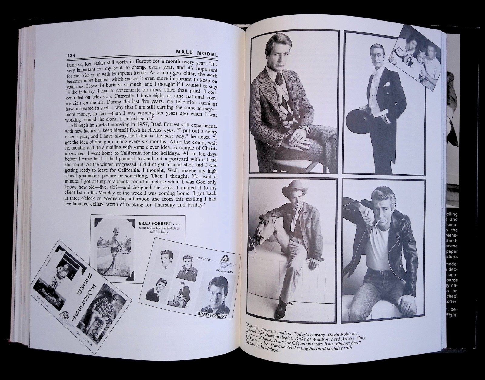 Male Model : The World Behind the Camera by Charles Hix & Michael Taylor 1979