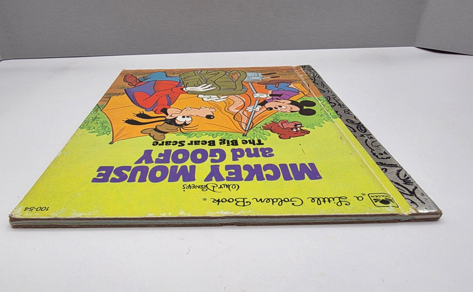 Disney’s Mickey Mouse and Goofy The Big Bear Scare A Little Golden Book (1978)