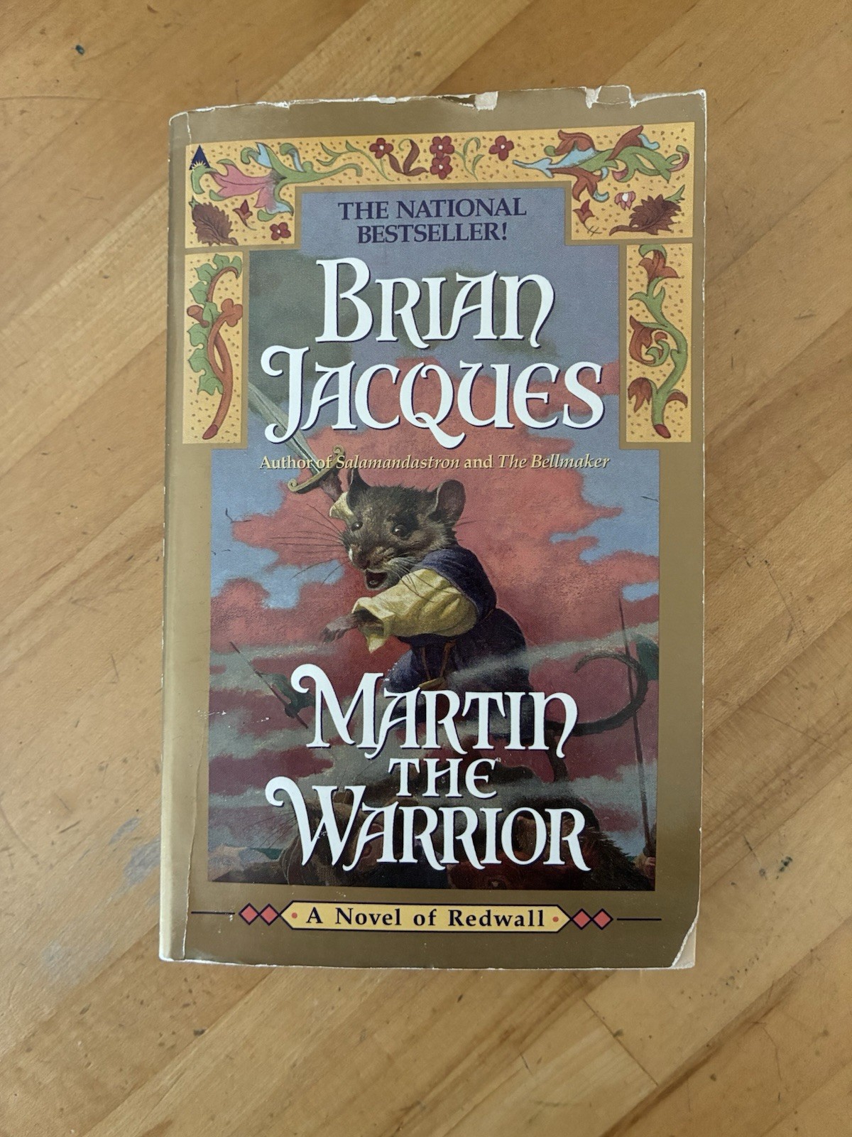 Martin The Warrior: A Novel of Redwall by Brian Jacques 1995 Ace Books Paperback