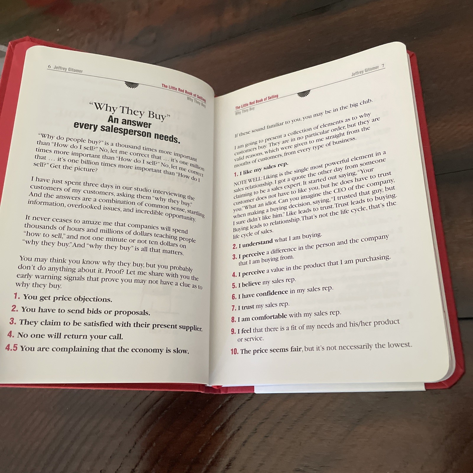 Jeffrey Gitomer’s Little Red Books of Selling & Of Sales Answers Lot Of 2 VG