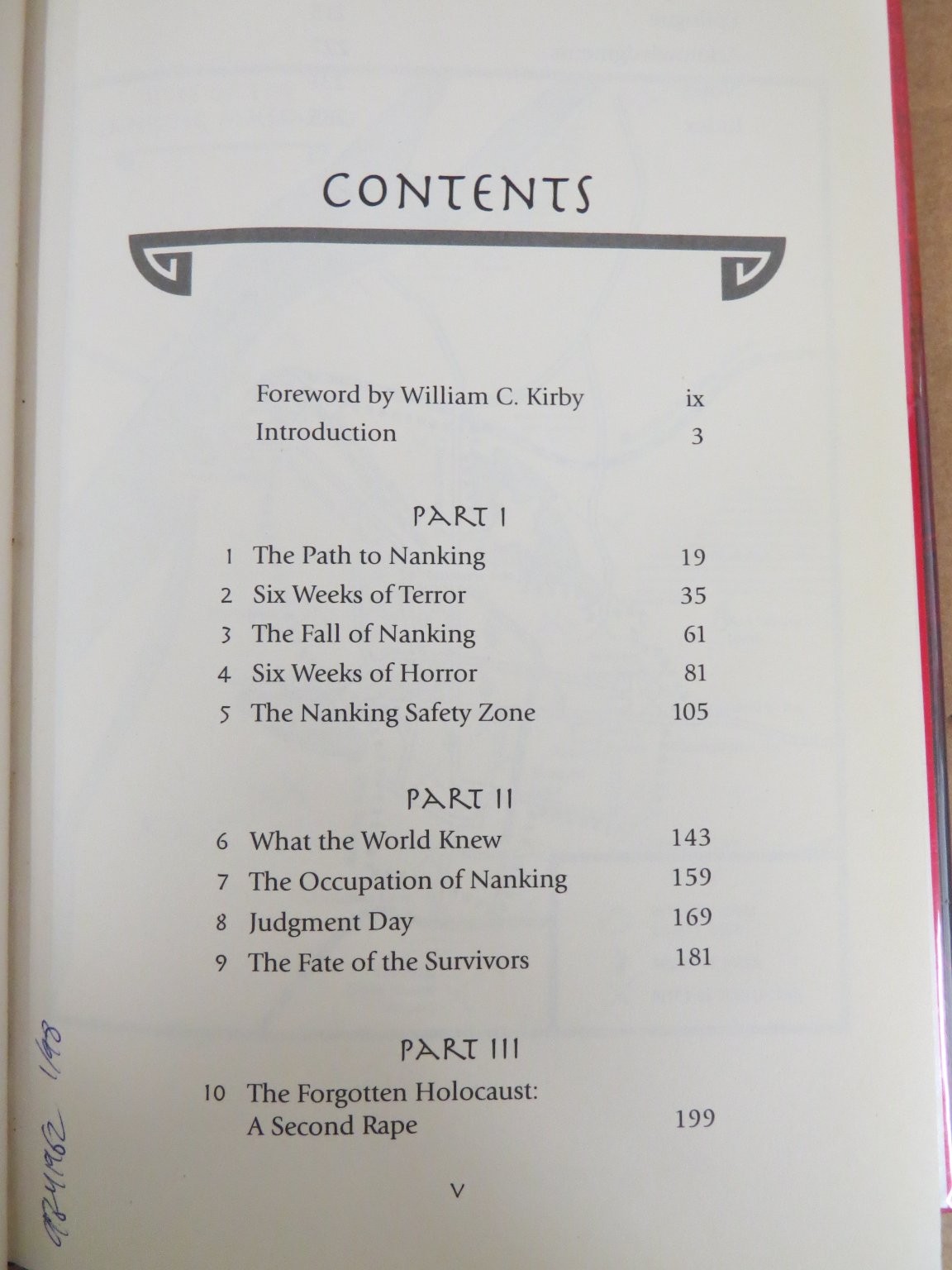The Rape of Nanking Iris Chang 1997 First Edition WWII History Basic Books