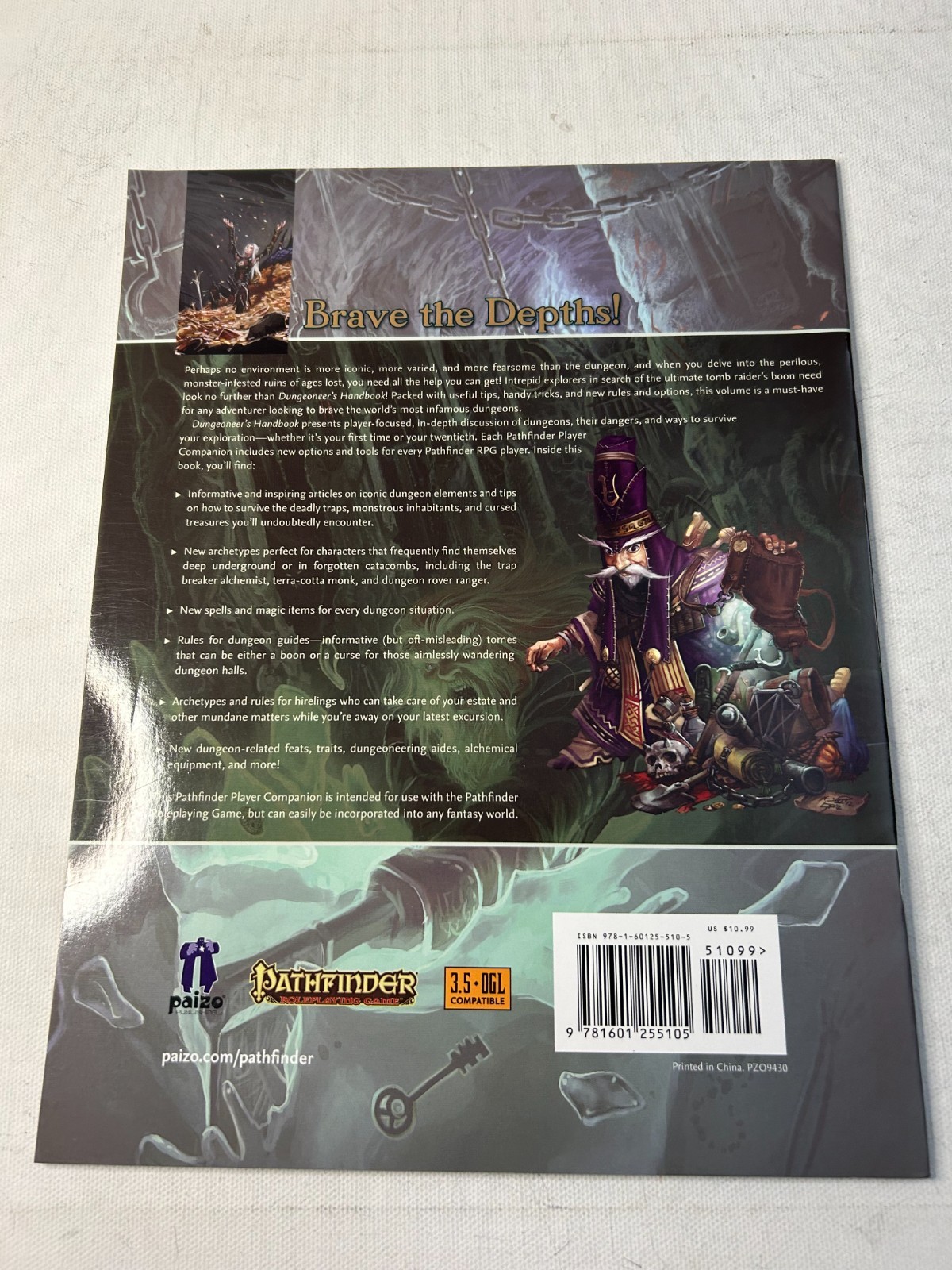 Pathfinder Players Companion Dungeoneer’s Handbook Excellent Condition