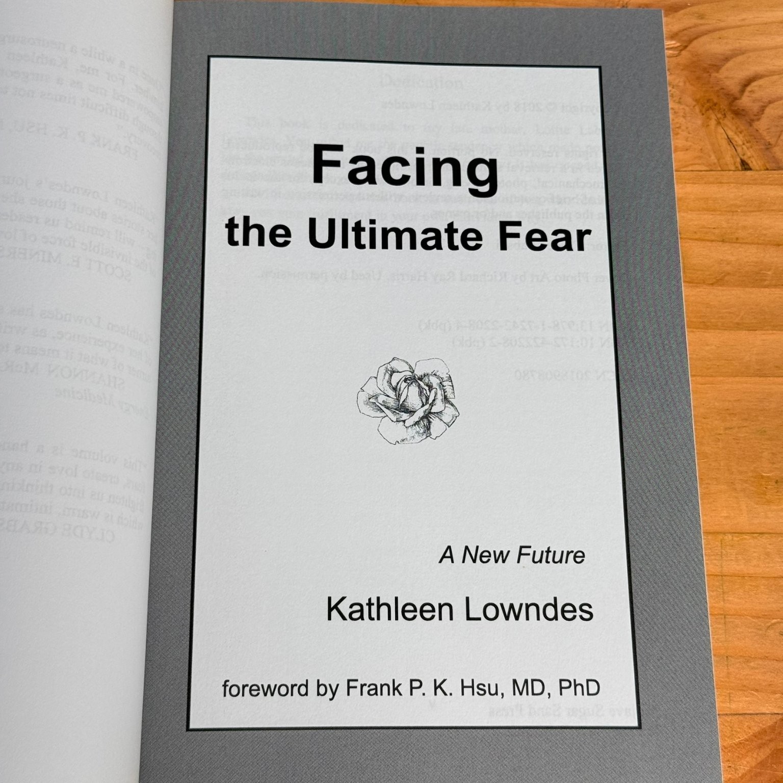 Facing the Ultimate Fear Kathleen Lowndes 2018 Paperback Self-Help