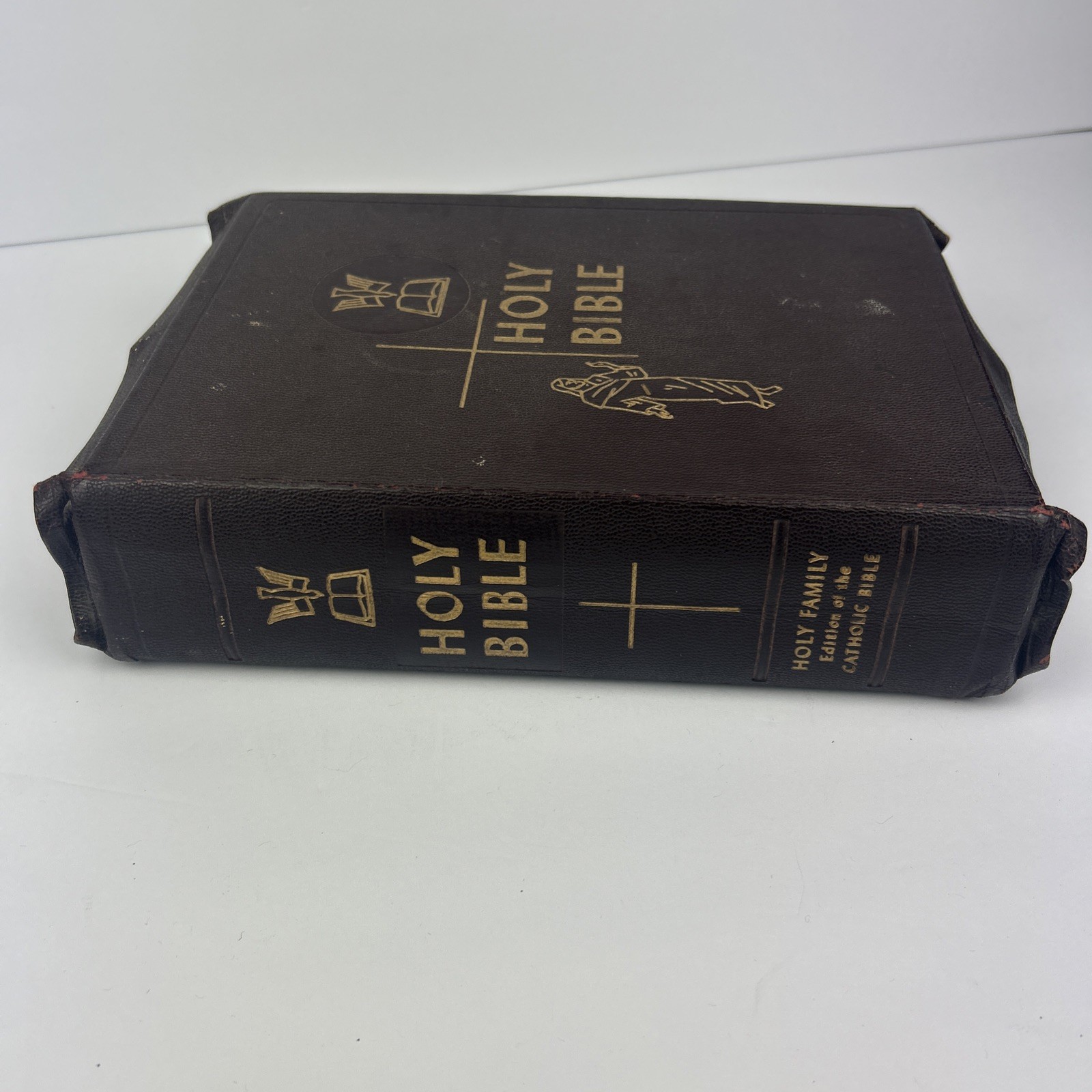 The Holy Bible: Holy Family Edition 1950 The Catholic Press Vintage Illustrated