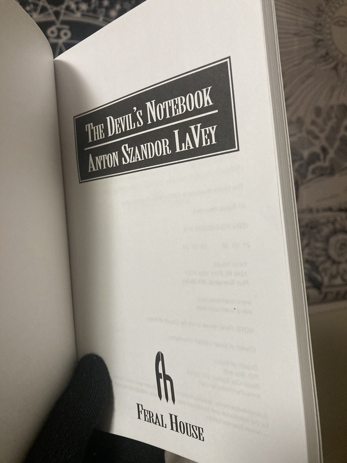 The Devil’s Notebook By Anton Szandor LaVey Satanism And Witchcraft