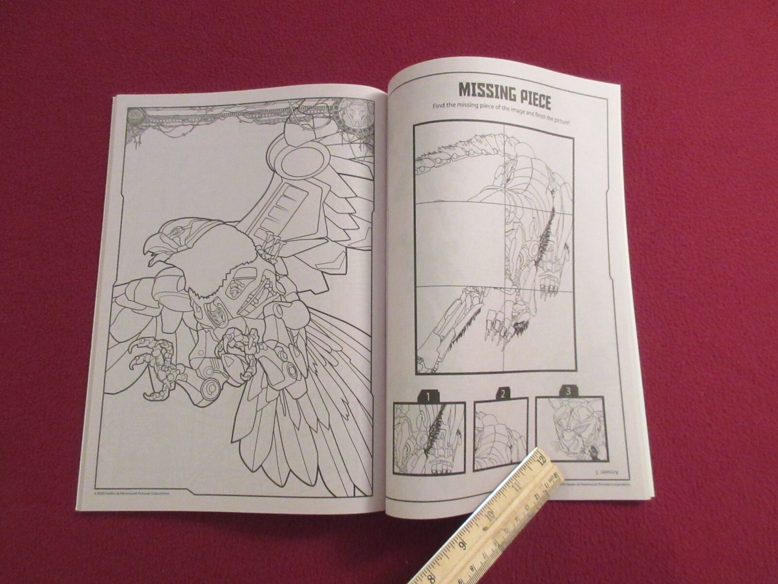 2023 Transformers Rise of the Beasts Jumbo Coloring & Activity Book – 80 Pages