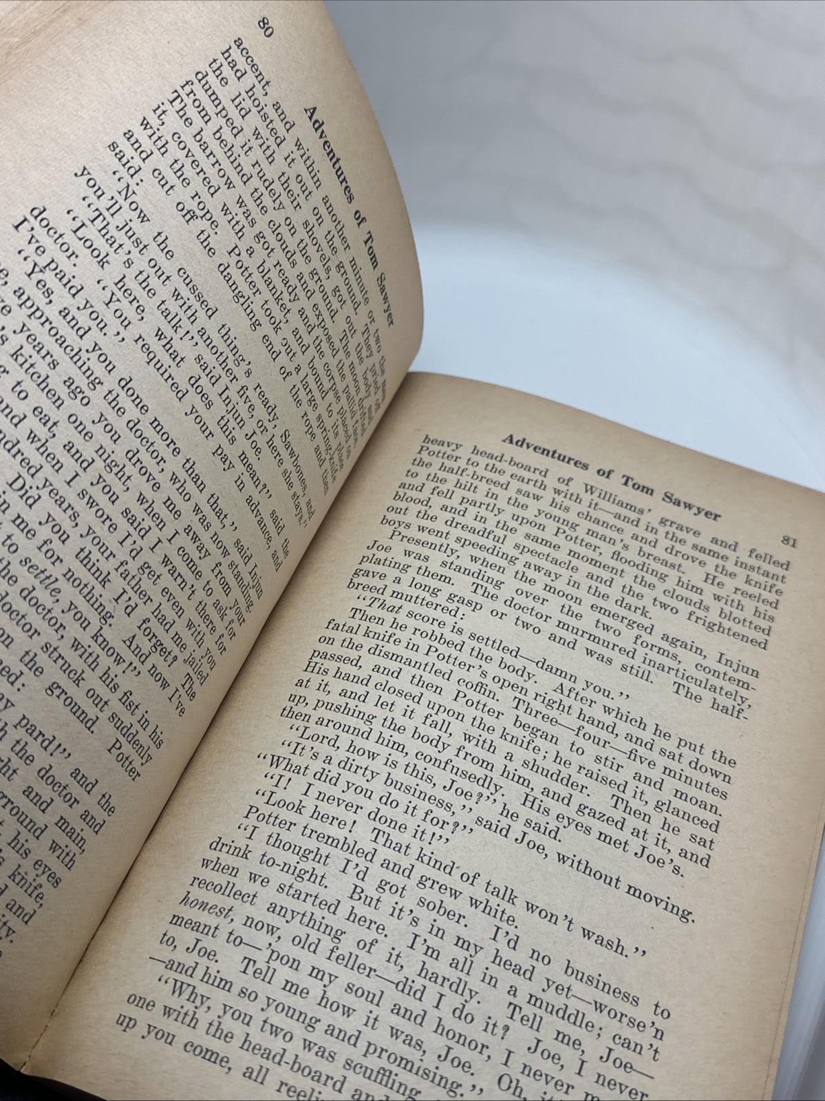 The Adventures of Tom Sawyer Samuel L Clemens 1931 Saalfield Publishing 418 PB