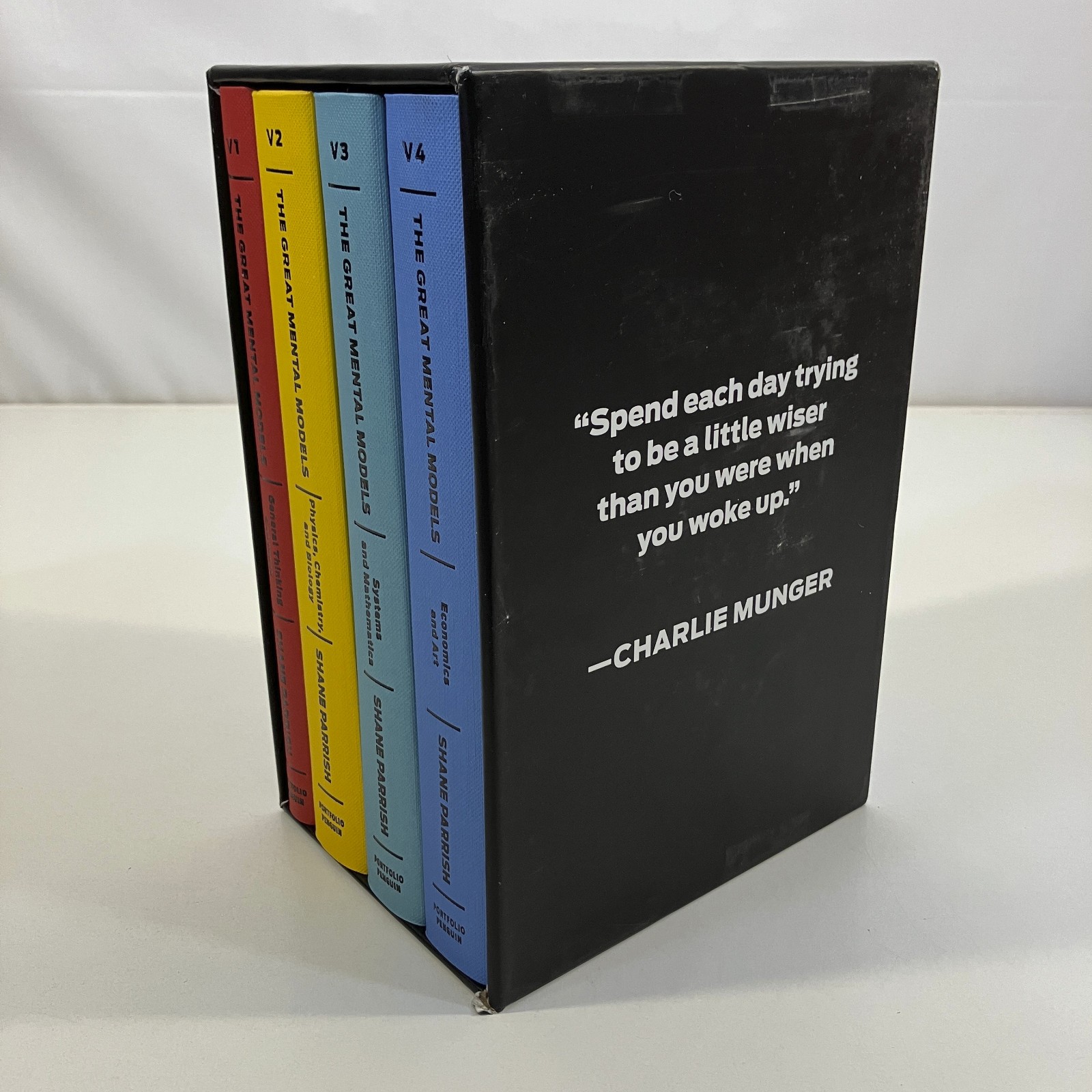 Shane Parrish The Great Mental Models Boxed Set Volumes 1-4 Portfolio Penguin