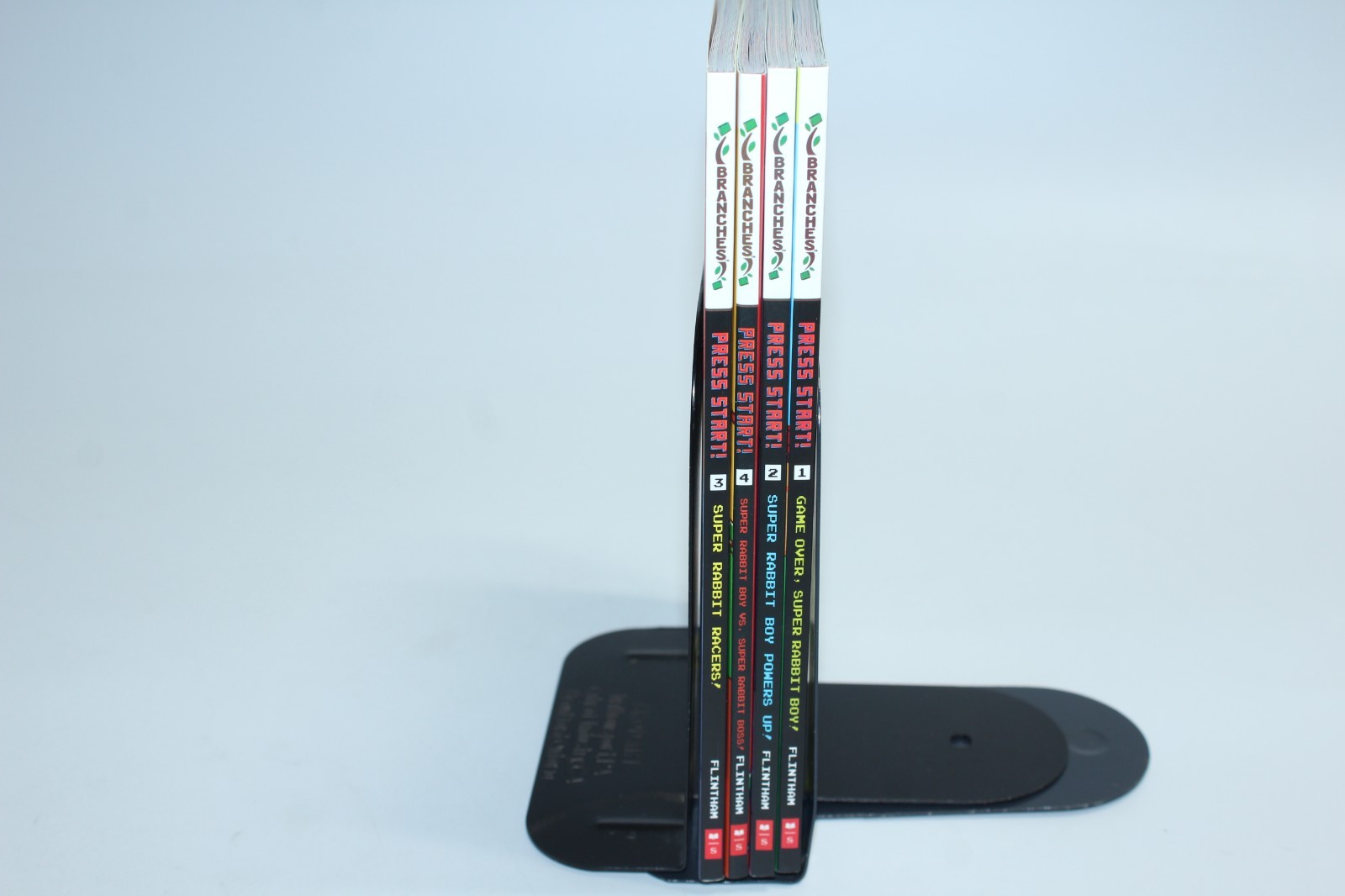 Scholastic Press Start! Branches Lot of 4 Books Boy vs Boss, Racers, Powers Up