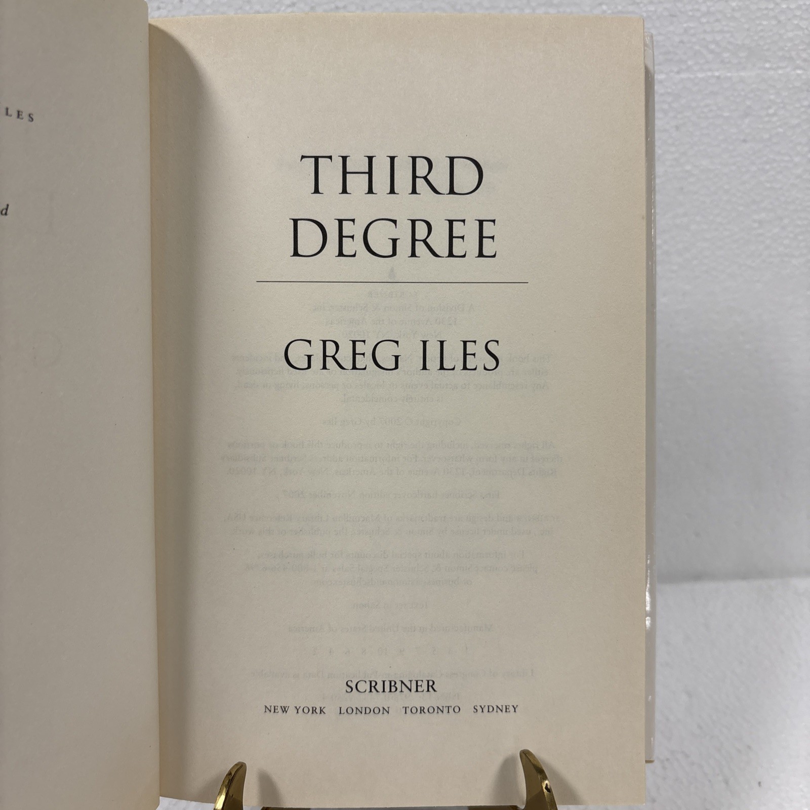 Lot of 4 Standalone Novels by Greg Iles, SIGNED! First Editions/First Printing