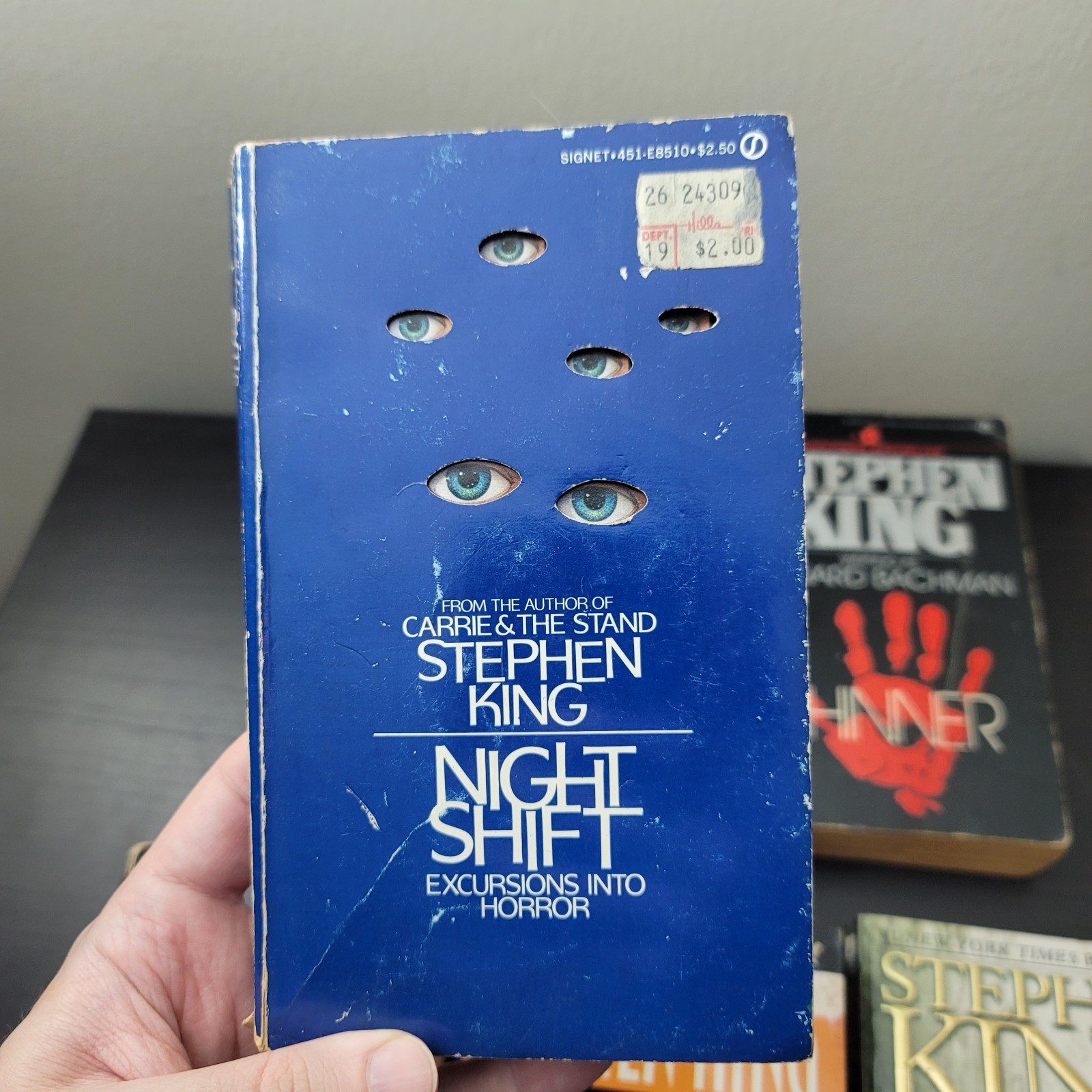 6 Stephen King Paperback book lot – Night Shift, Firestarter, Skeleton Crew more