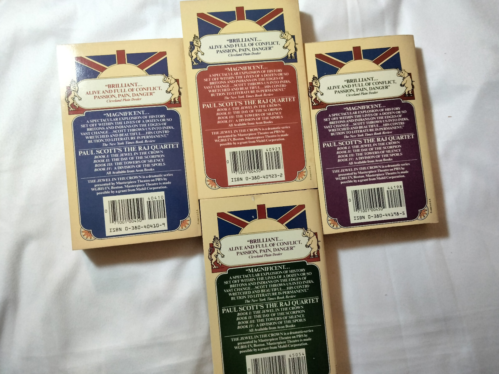 The Raj Quartet by Paul Scott 1979 Boxset