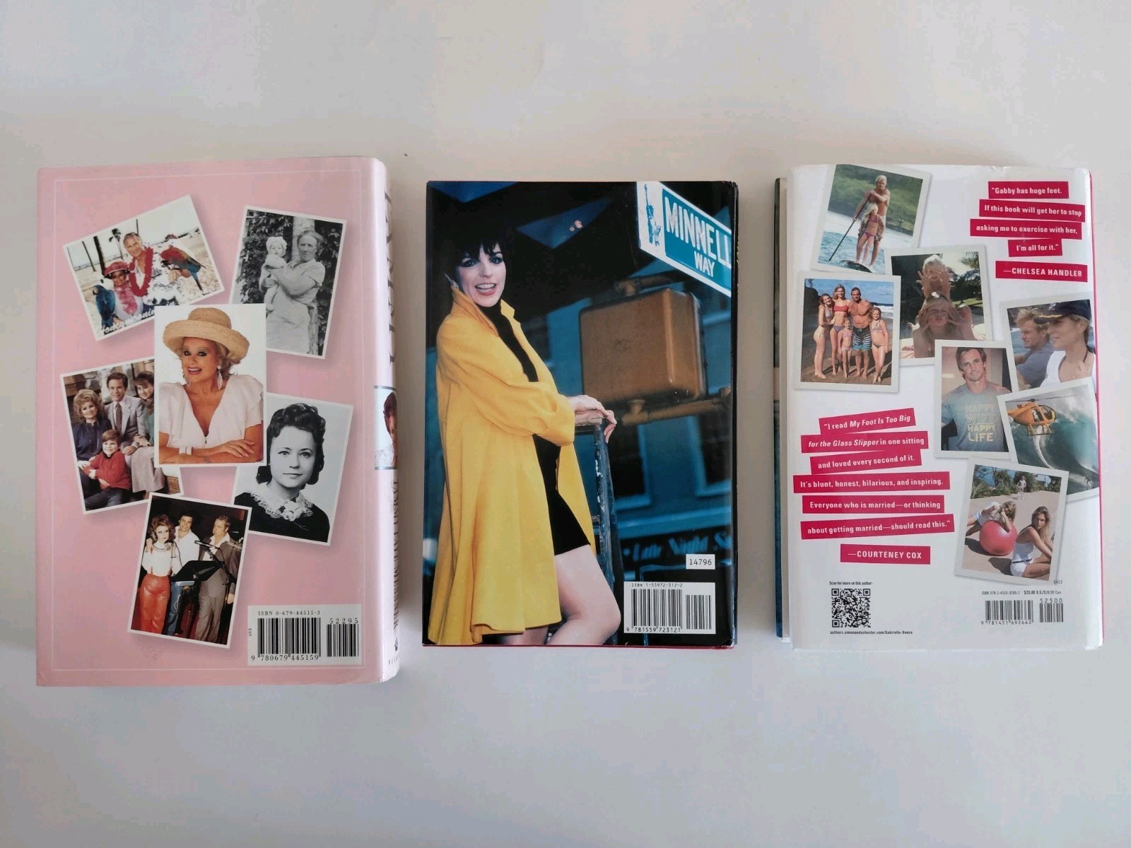 3 Womens Biographies, TAMMY FAYE MESSNER, Liza Minnelli, GABRIELLEREECE