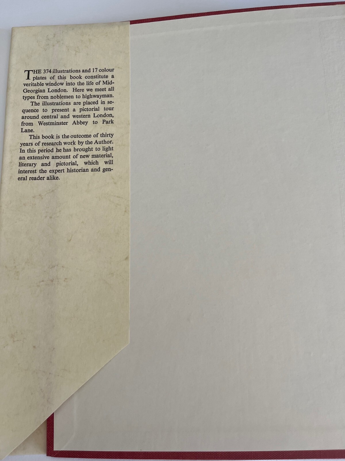 MID-GEORGIAN LONDON topographical and social survey LONDON 1750 ~ Hugh Phillips