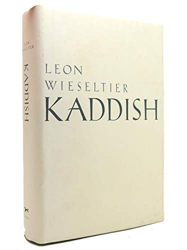 Kaddish by Wieseltier, Leon Hardback Book The Fast Free Shipping