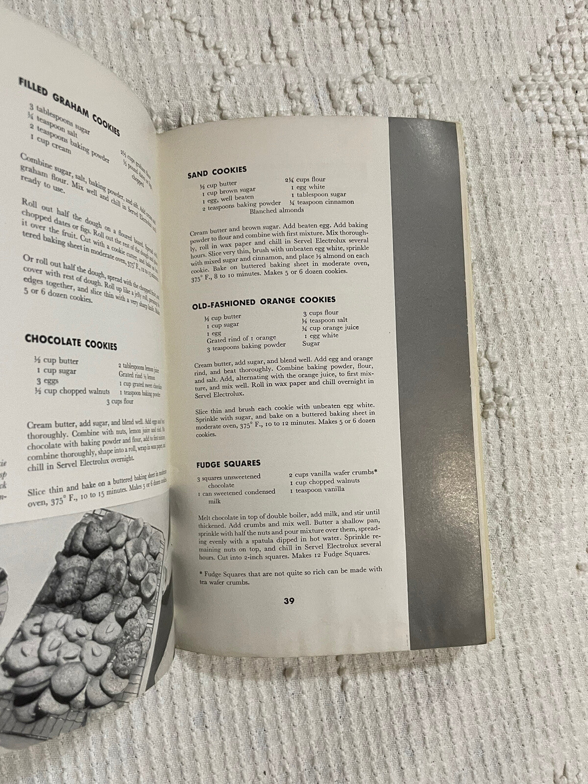 Servel Electrolux Cookbook Paperback Vintage 1937